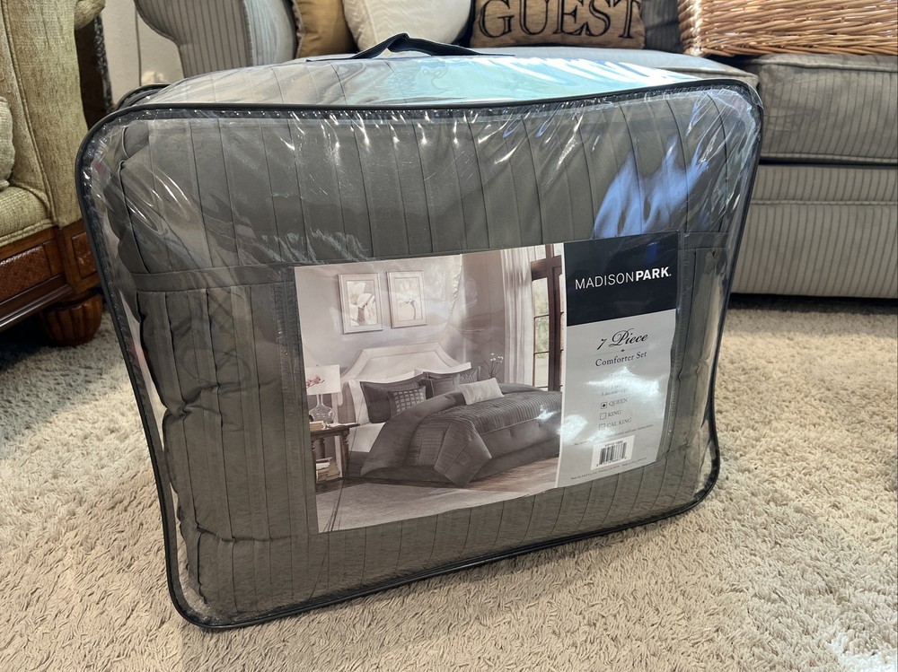 Madison Park Trinity 7 Piece Comforter Set Queen Size