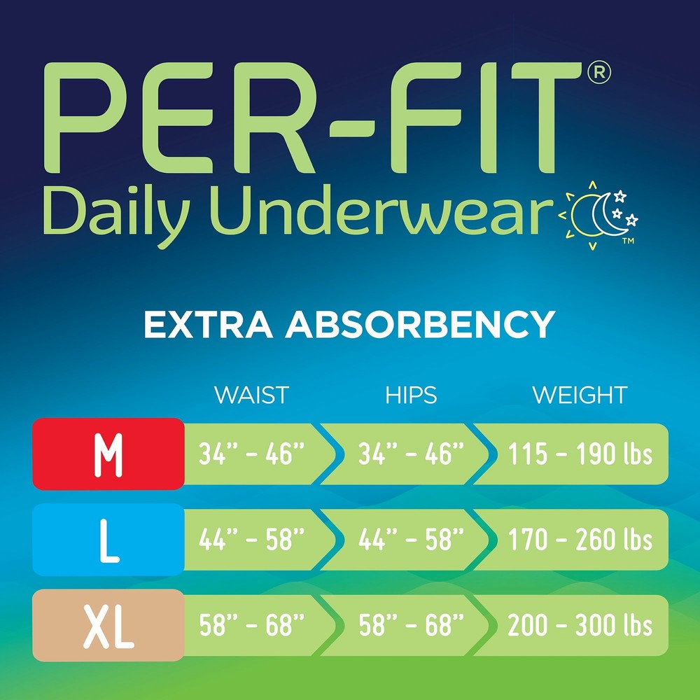 Prevail Disposable Underwear Medium Extra 20 Ct