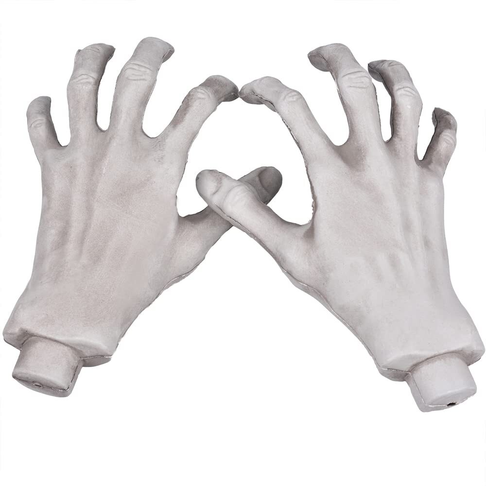 Realistic Skeleton Hands Pair – Creepy Props for Halloween Decor