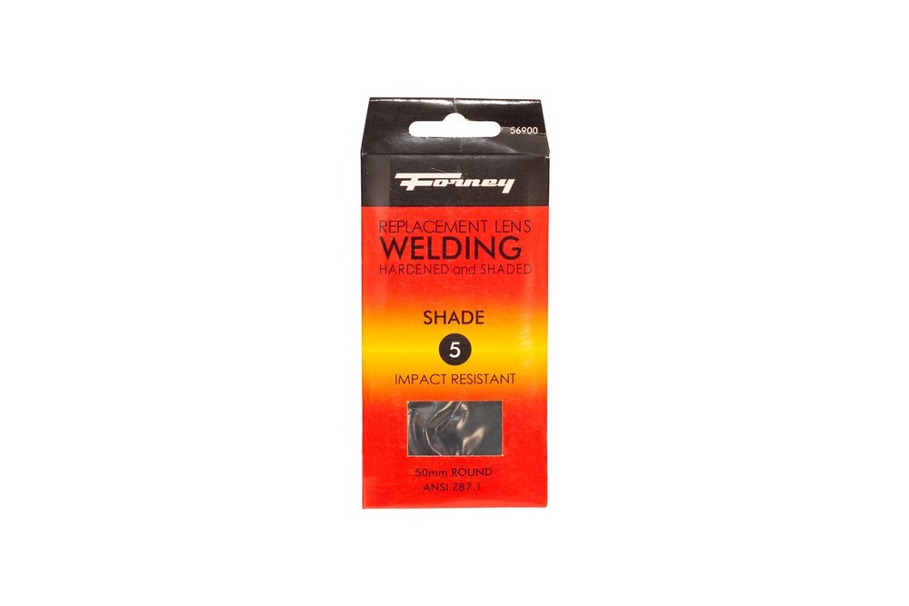 2PACKFORNEY Shade #5 Welding Filter Safety Lens Replacement Eye Protector, Round