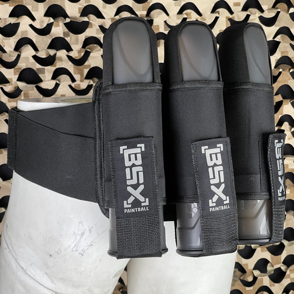 NEW BSX 3 Pod Paintball Harness - Black