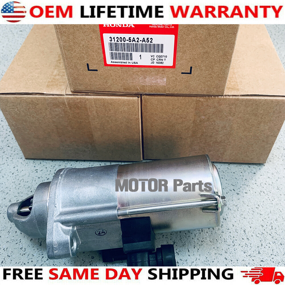 OEM Starter Motor 31200-5A2-A52 for 2013-2017 Honda Accord 2.4L 2015-2016 CR-V