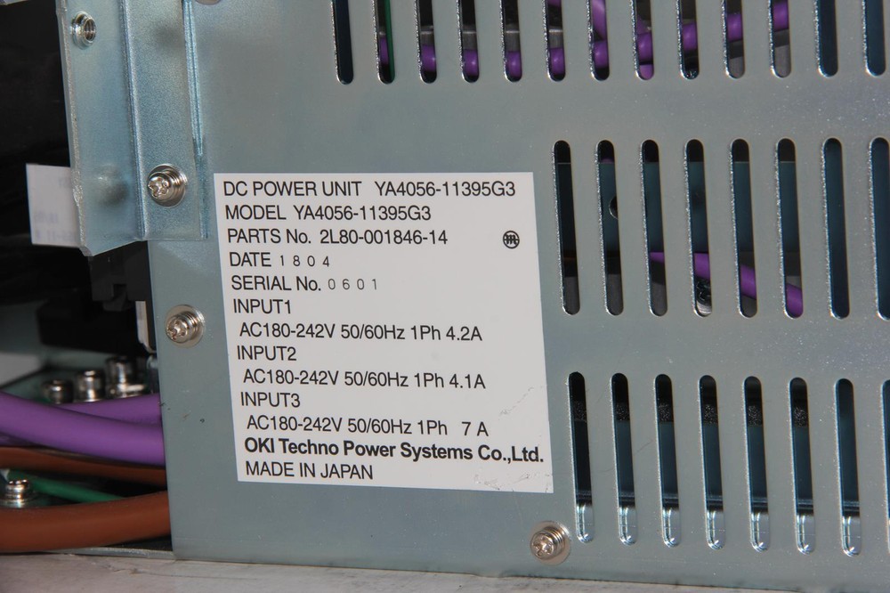 OKI TECHNO POWER SYSTEMS YA4056-11395G3 DC Power Unit