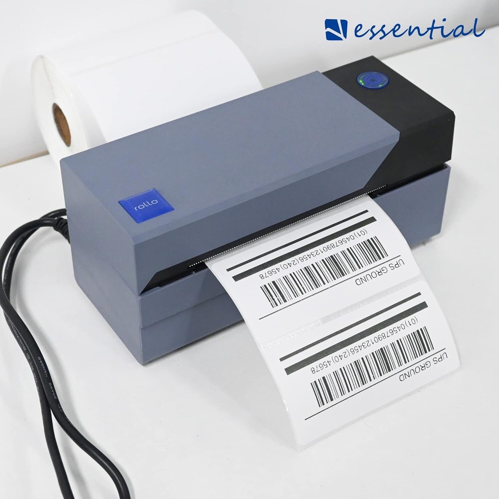4"x2" Direct Thermal Barcode Labels, 12 Rolls (9000 Labels), White