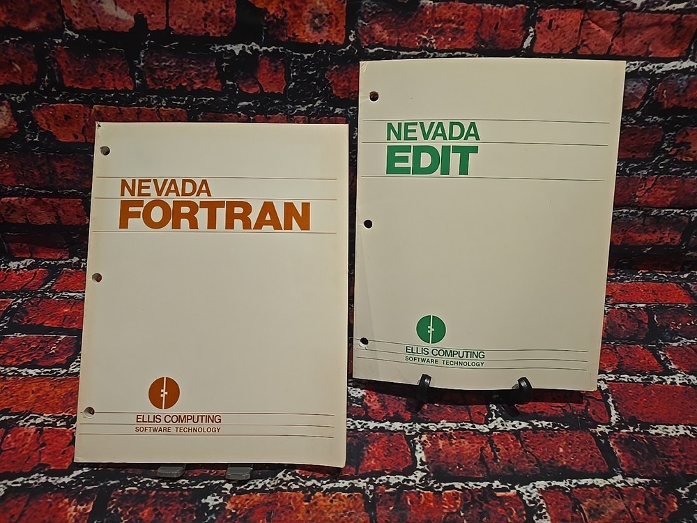 Nevada Edit & Fortran Ellis Computing Software Technology - Programmer's Manual