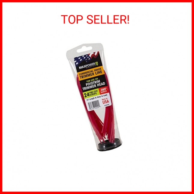 MaxPower 333795 Pivotrim Commercial Grade Trimmer Line Replacement Strips .095"