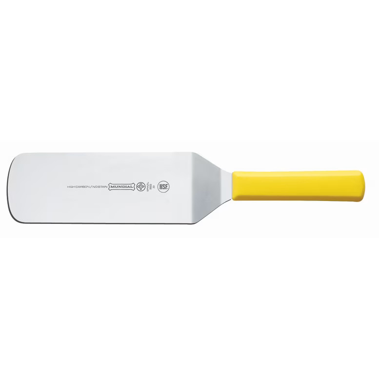 Mundial Y5683 Yellow Handle 8" x 3" Solid Turner