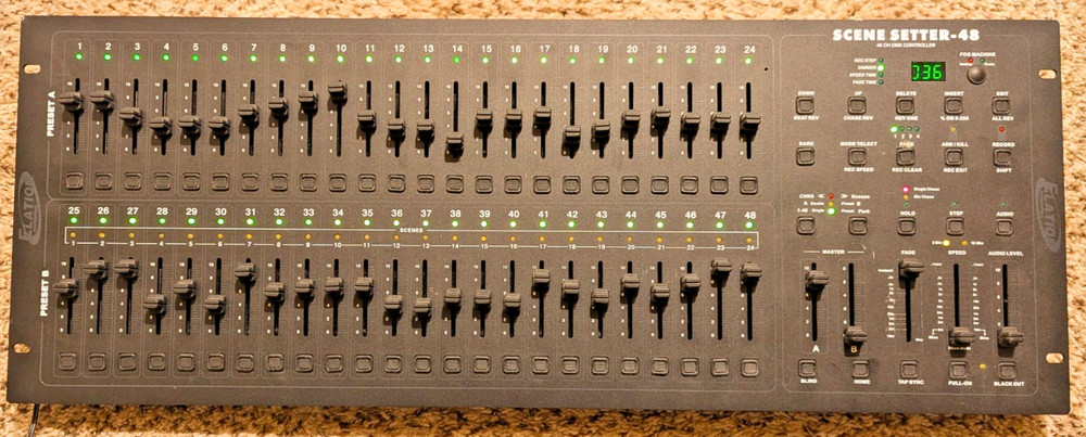 Elation Professional Scene Setter 48 Channel DMX Lighting Controller