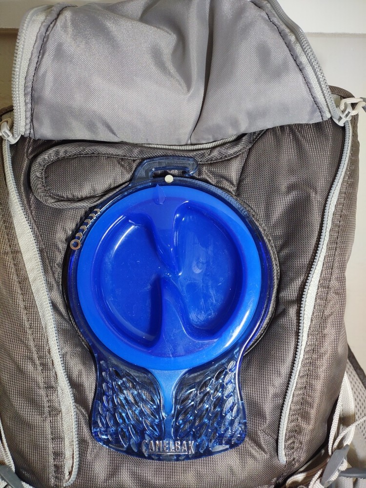 Camelbak Magic Backpack Hydration Pack Brown With 2L Bladder Hiking Embroidered