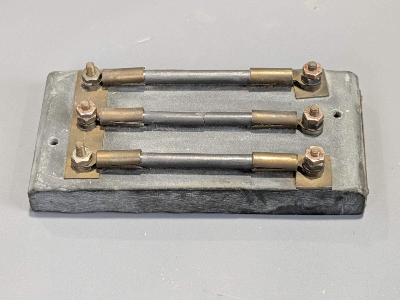 Antique WM J MURDOCK Lightning Arrester 3-Pole Carbon Wireless Telegraphy Radio