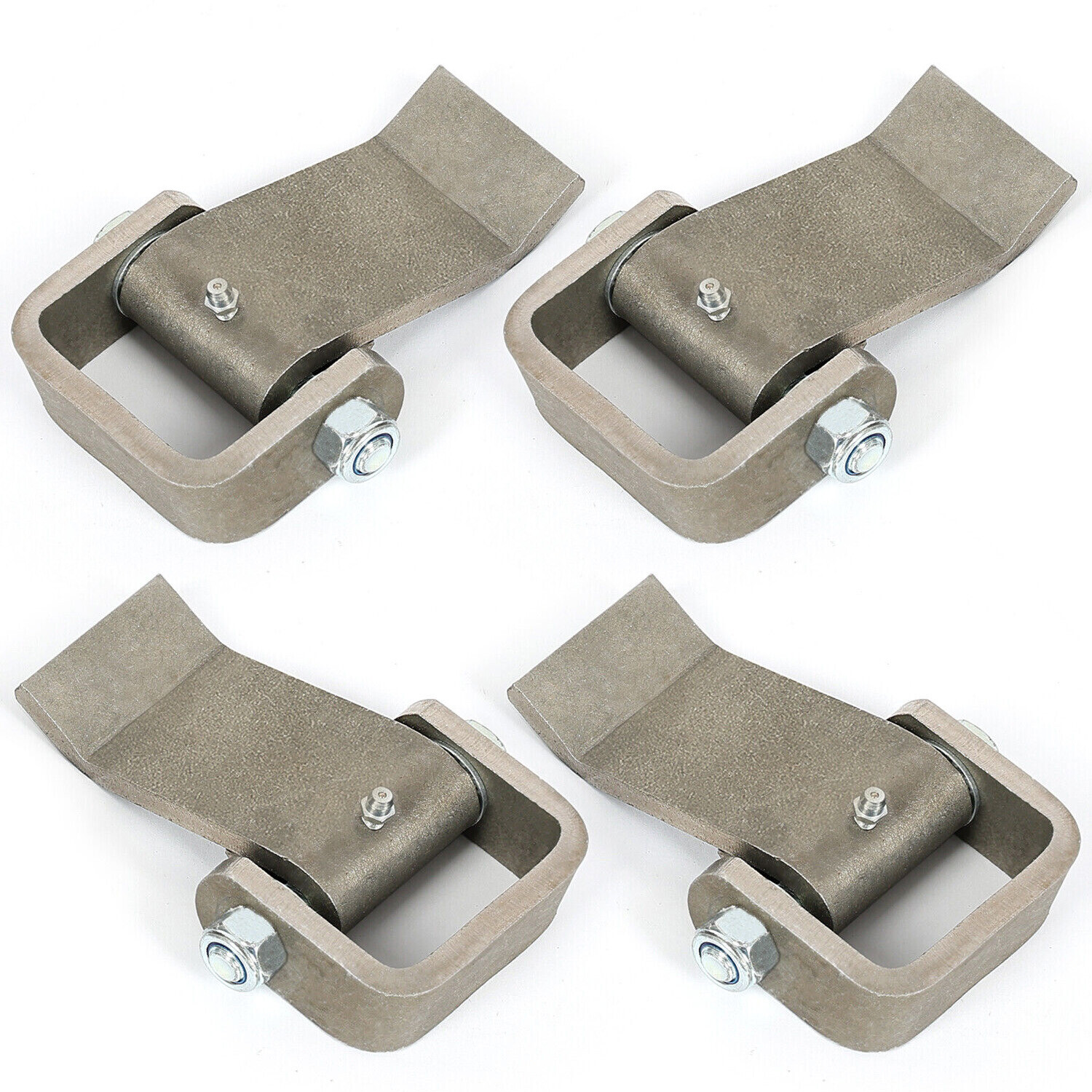 4pcs Door Hinges Heavy Duty Greaseable Dump Truck Trailer Strap Style Gate