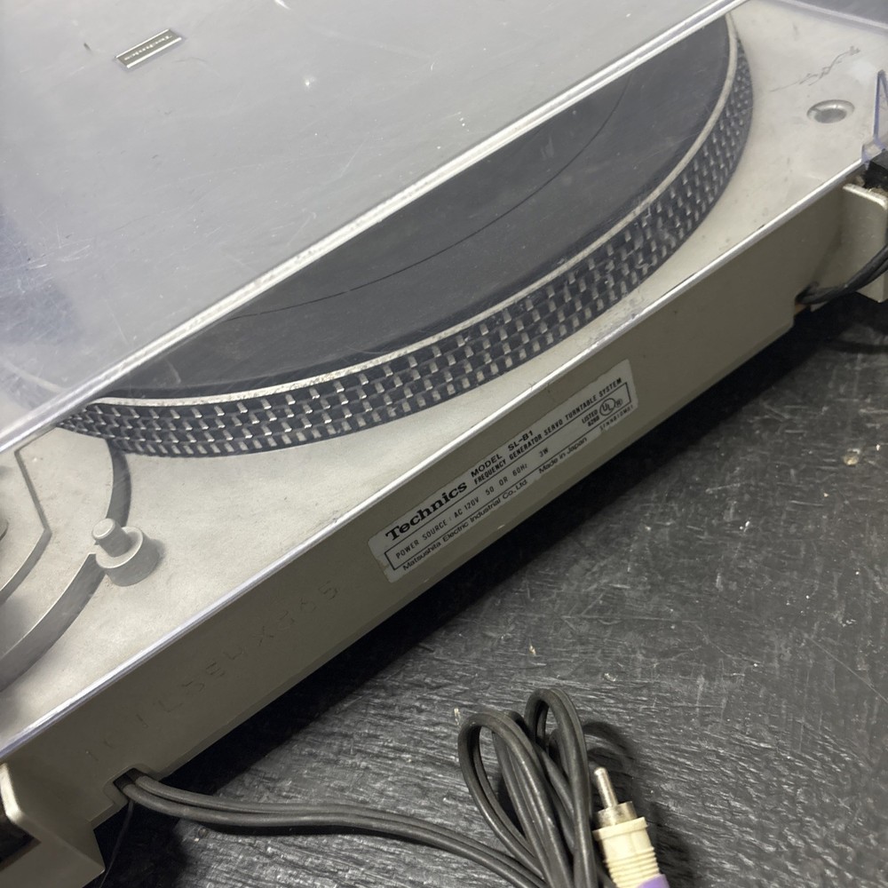 Technics SL-B1 Frequency Generator Servo Turntable Record Player Won’t Stay On