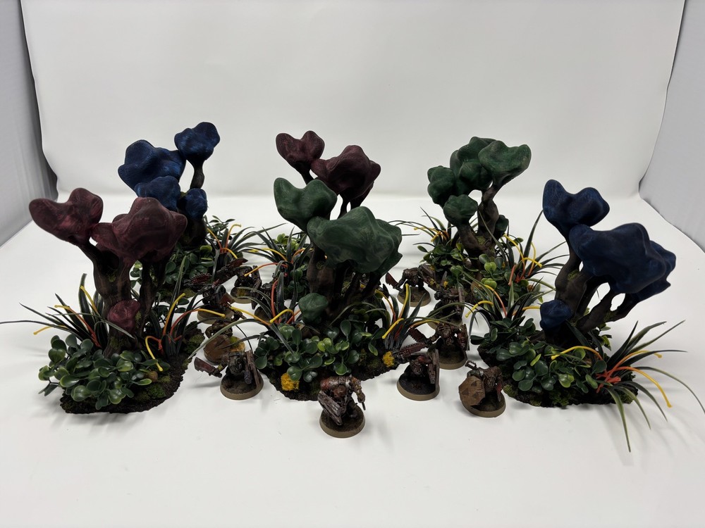 Warhammer Terrain - Warhammer 40K Terrain - Painted - Jungle Trees