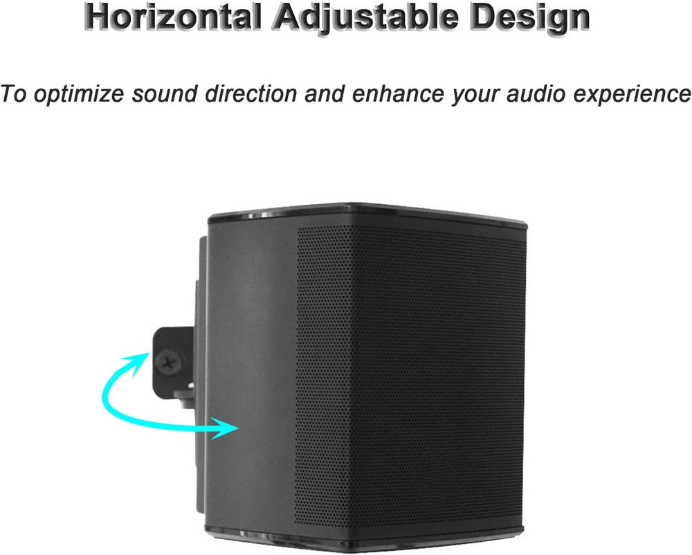 2 Pack Wall Mount Brackets for Bose Virtually Invisible 300 Wireless Surround Sp