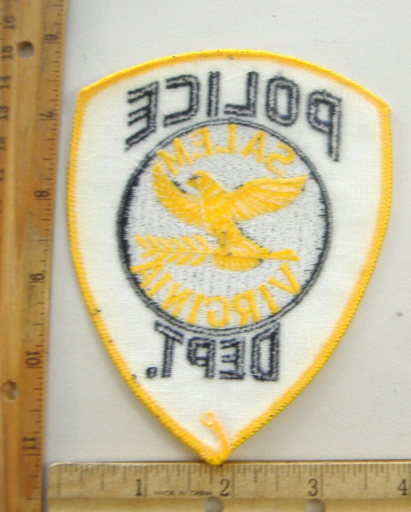SALEM VIRGINIA POLICE FABRIC PATCH