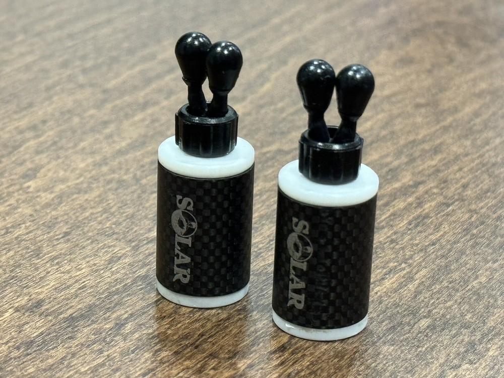 Solar Tackle Ipro Carbon Bobbins x 2