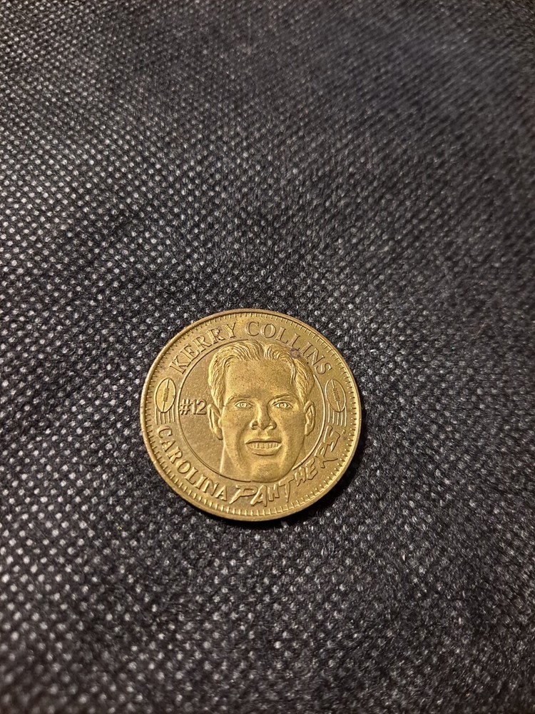 CAROLINA PANTHERS KERRY COLLINS #12 TOKEN!    e8105UXX