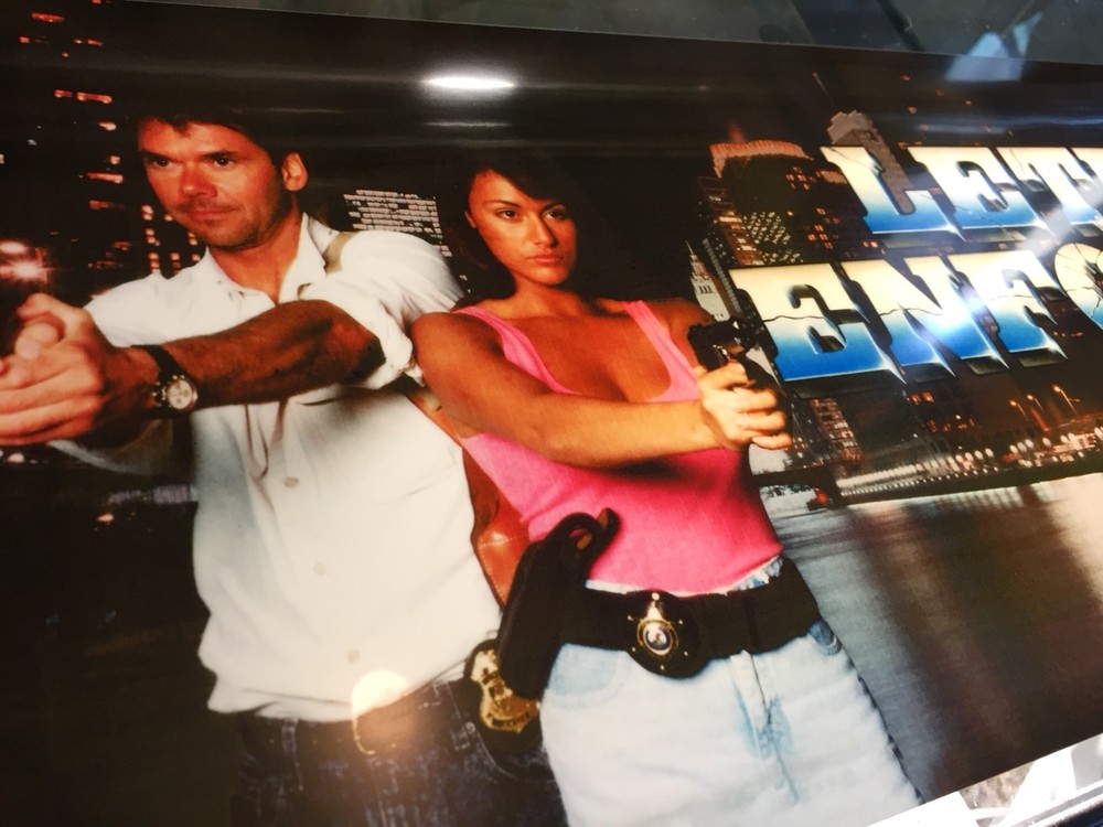 Lethal Enforcers Arcade Marquee 27"x8"