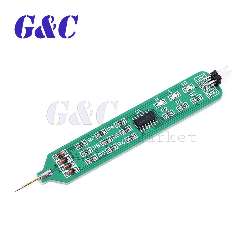 Logic Tester Pen Level Tester 5V 3.3V Digital Circuit Debugger Learning Board