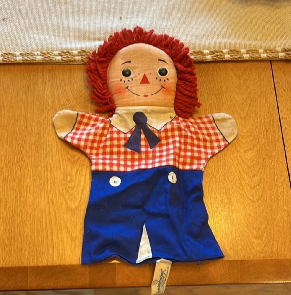Raggedy Andy Puppet By Knickerbocker