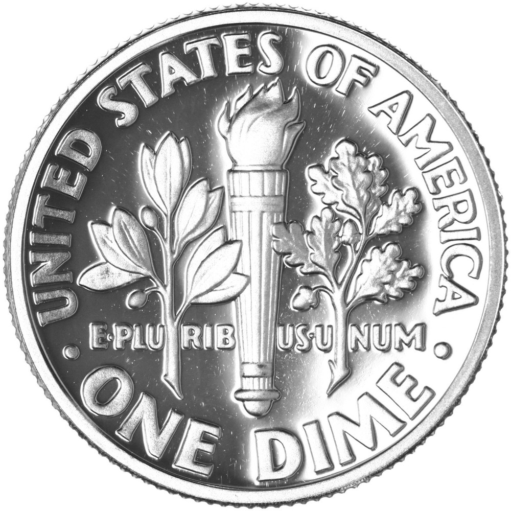 1996 S Roosevelt Dime Gem DCam Proof 90% Silver