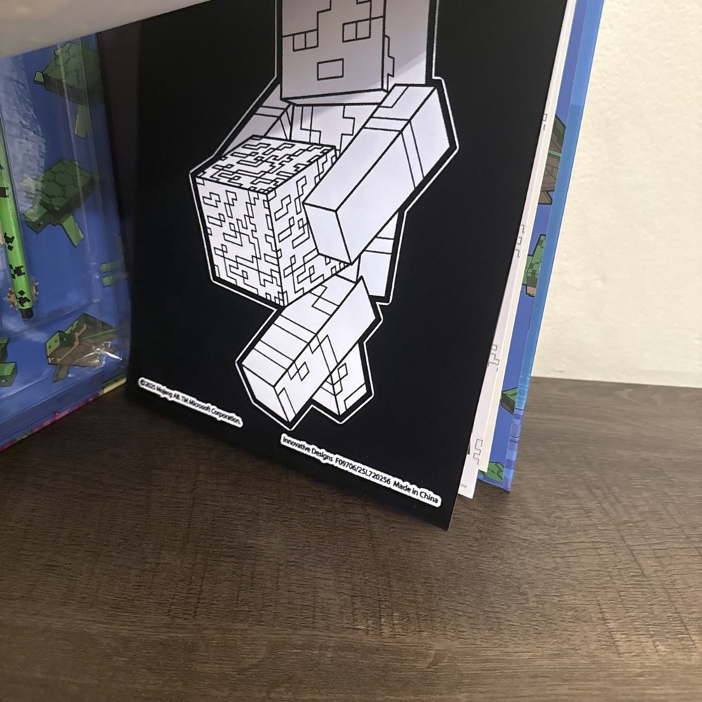 MINECRAFT COLORING SET. NEW