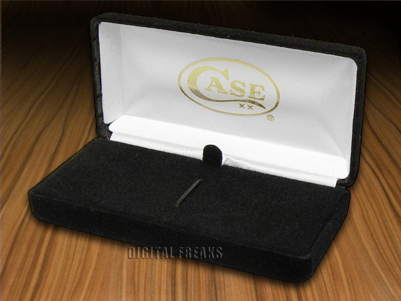 Case xx Knife Black Velvet Hinged Presentation Box for Pocket Knives