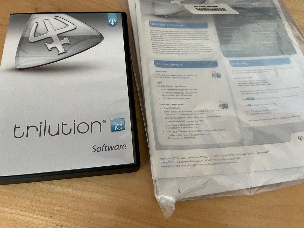 Gilson  Trilution LC  Software  Windows 7 documentation service pack 4  Methods