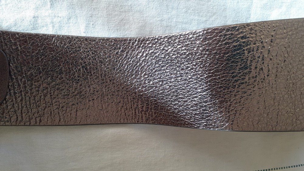 Leather conbipel belt