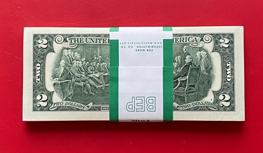 2017 A (1) Two Dollar Bill $2 Note ( KANSAS CITY ) Consecutive ,Uncirculated