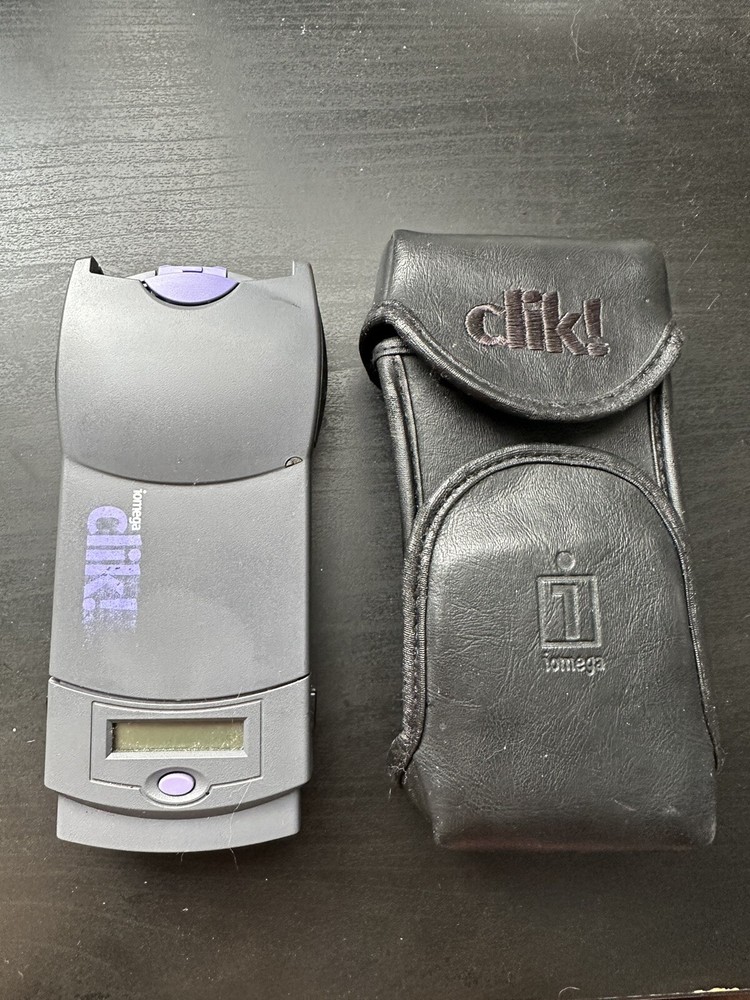 Iomega Clik C40-IME Flash Memory Reader C40-IME + Case Rare