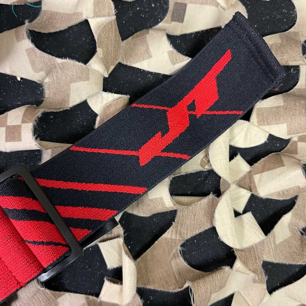 NEW JT ProFlex X/ProFlex Authentic Woven Goggle Strap - Lines Black/Red