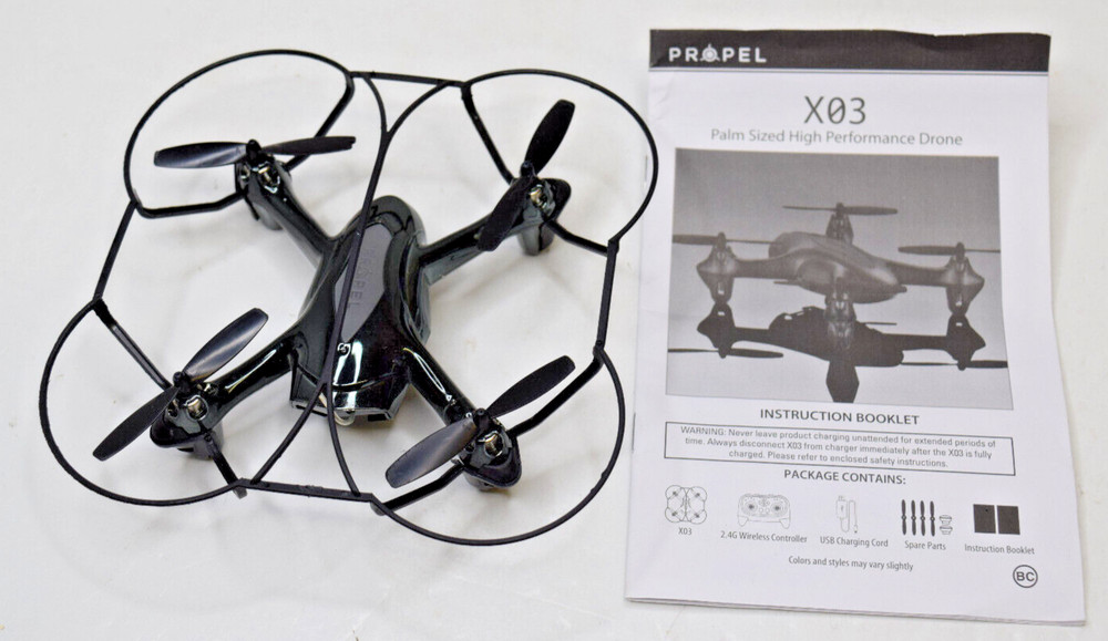 Propel Maximum X03 VLEPL-169OR Palm Size Micro Drone Wireless Quadrocopter