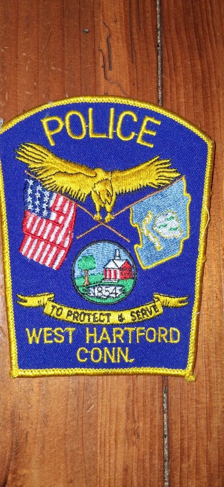 west Hartford connecticut police patch.