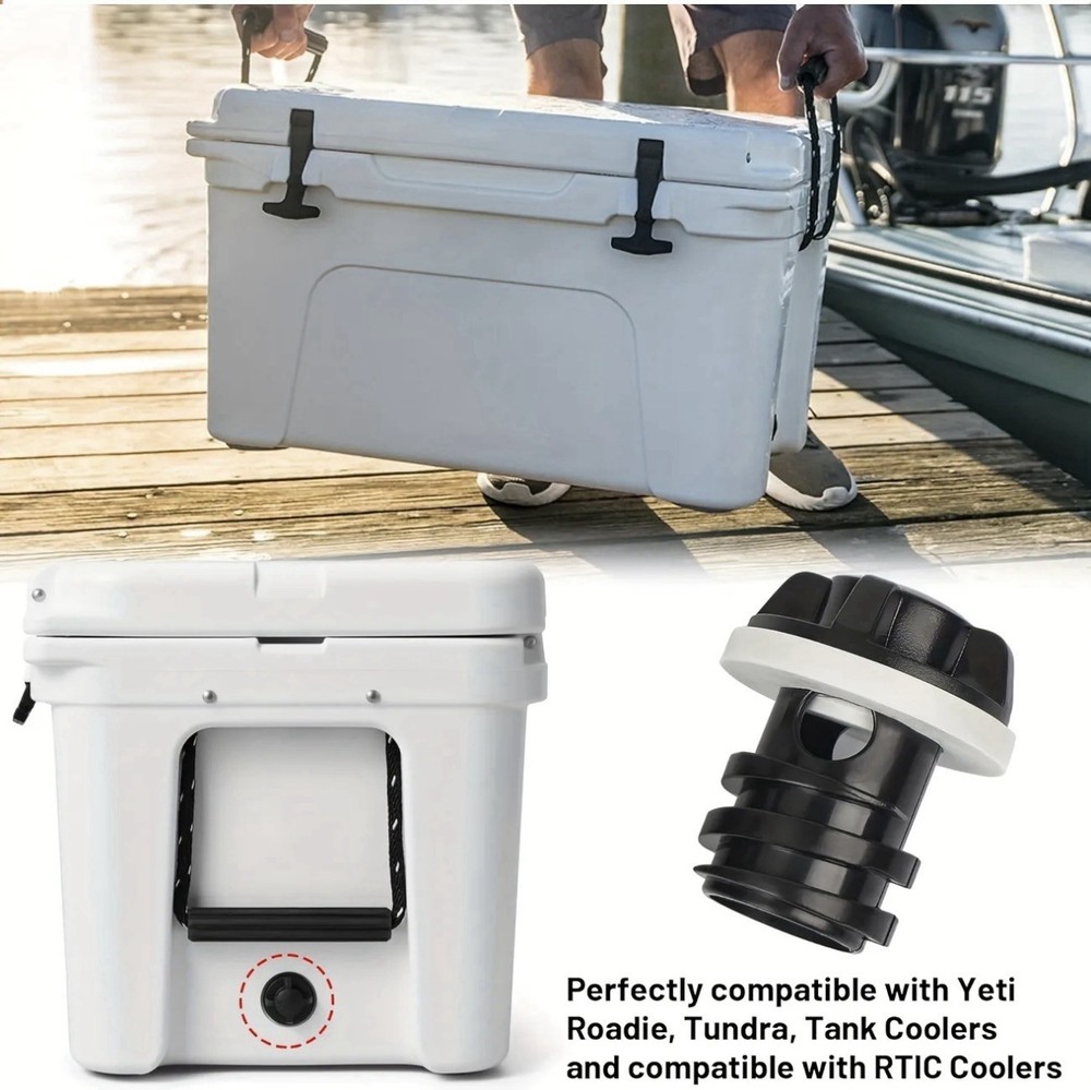 Cooler Drain Plug 2 Pack - Compatible with Yeti RTIC Coolers