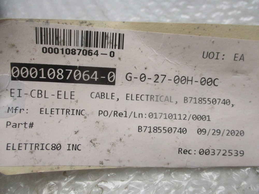 INDUSTRIAL SPARE B718550740 CABLE NSNP