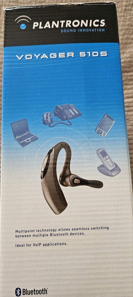 Plantronics Voyager 510S Bluetooth Office Headset System NEW