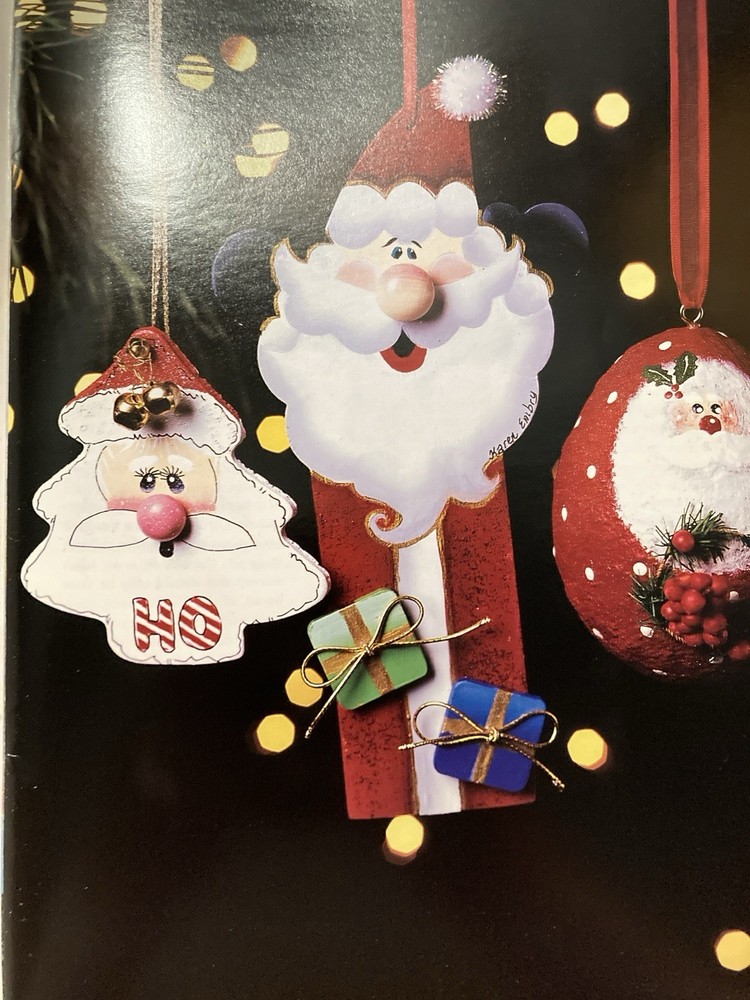 VTG Painting Patterns Painted Christmas Ornaments 26 Projects