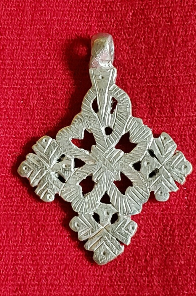 Ethiopian Orthodox Hinged  Cross Pendant