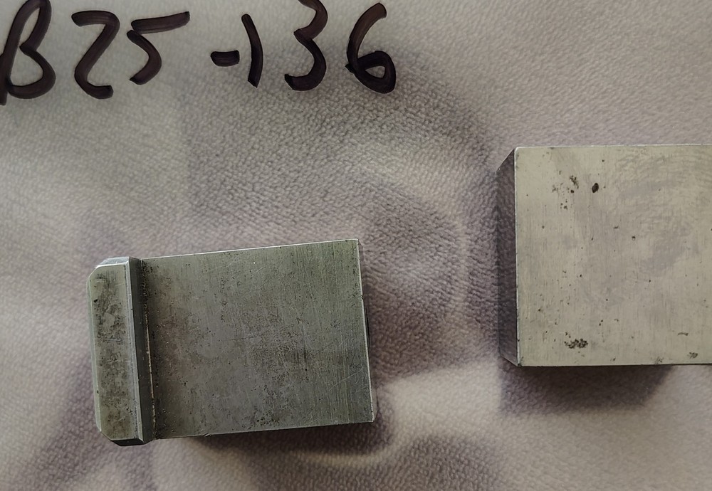 🗽TOOLMAKER BUILT 1" HARDENED SET UP BLOCK & HARDENED STOP BLOCK...