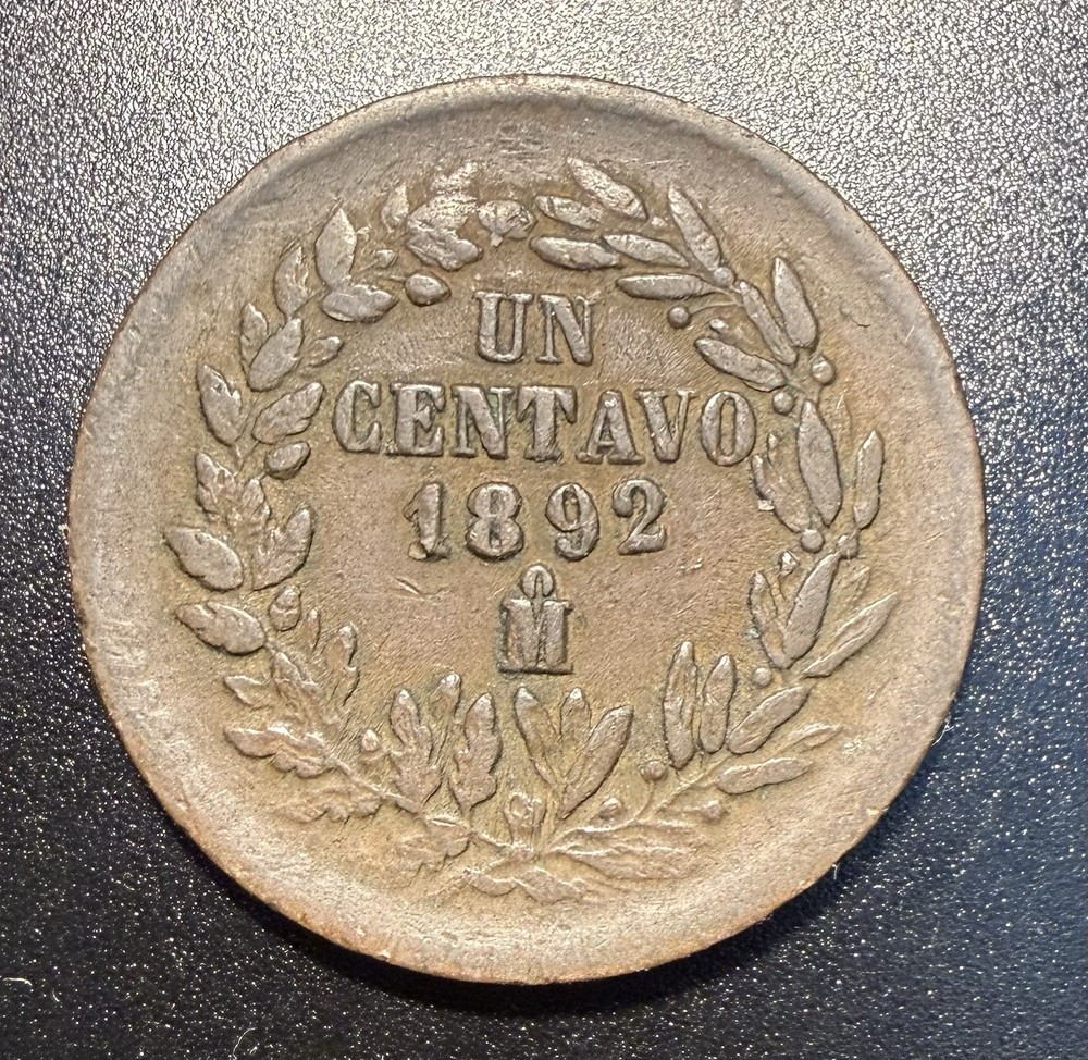 1892 Mexico 1 Centavo