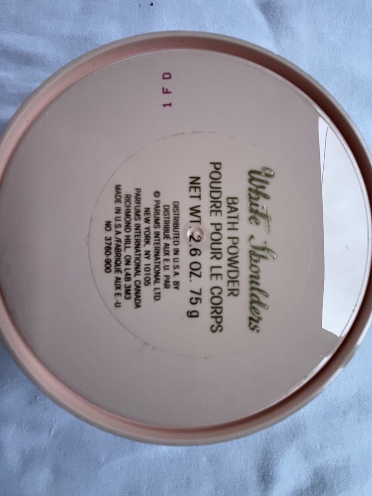 Vintage White Shoulders Dusting Powder