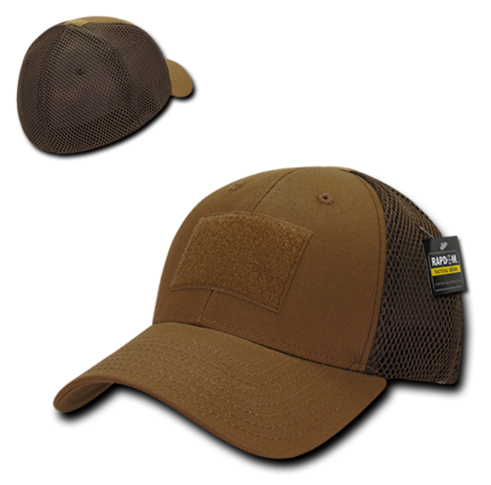 Coyote Tactical Operator Structured Mesh Flex Fitted Patch Cap Hat Sz S/M + L/XL