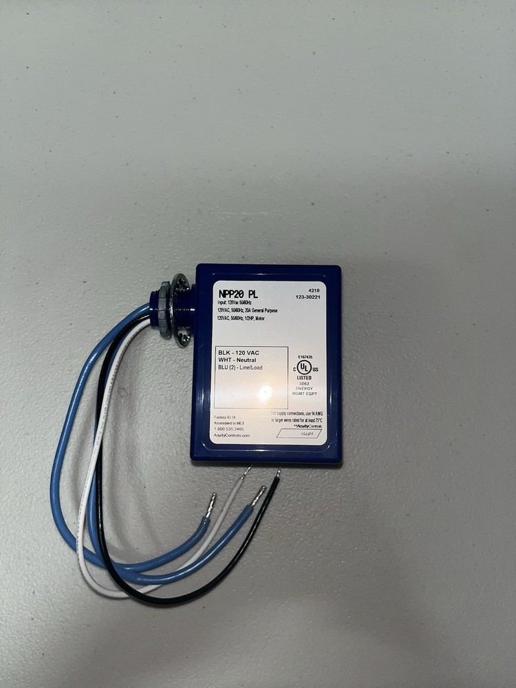 Acuity Controls NPP20 PL Lighting Control Module 120-277VAC