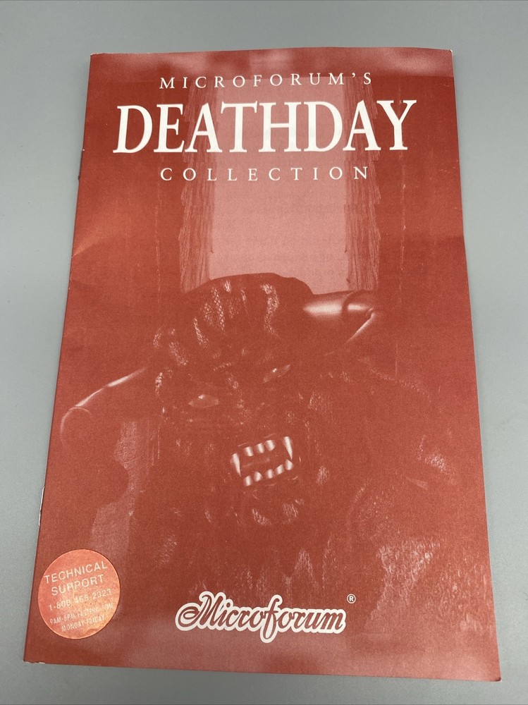 Microforum's Deathday Collection MANUAL ONLY