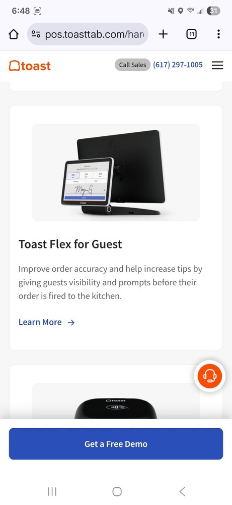 toast POS complete sales system