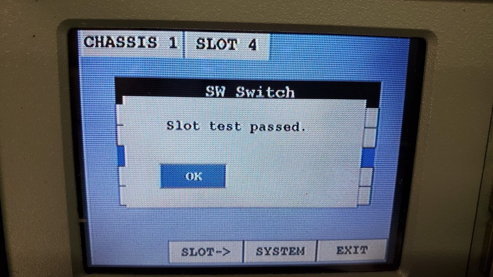 JDS Uniphase MAP+1111110 MAP Chassis / Mainframe & Controller With (7) Modules