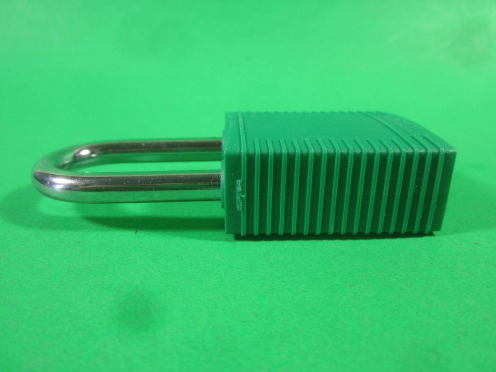 Brady Green Safety Padlock -- 99564 -- New