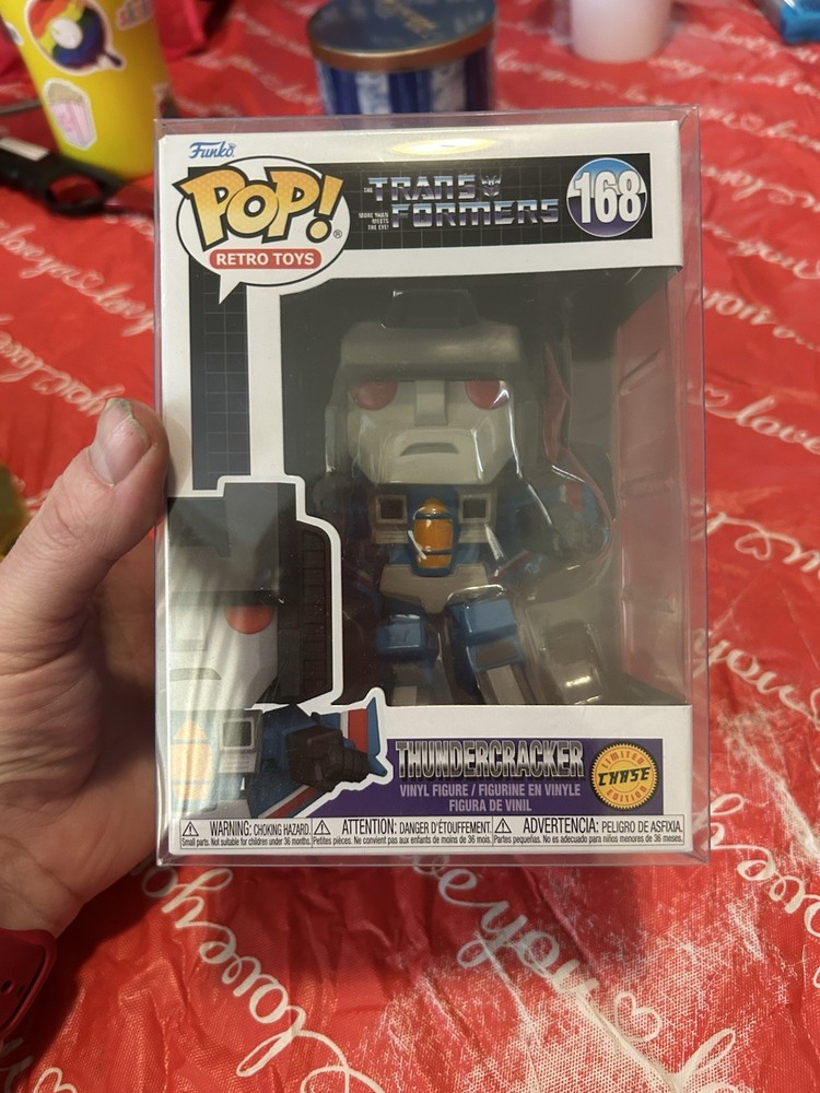 Funko POP! Transformers Thundercracker CHASE Retro Toys Figure 168 W/ Protector