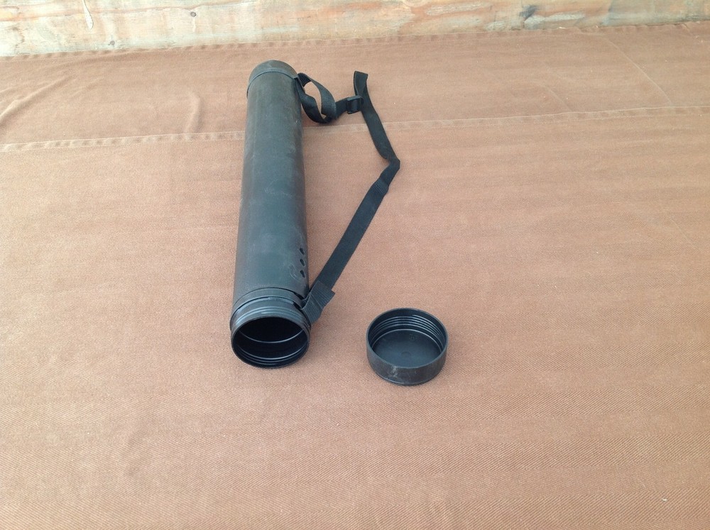 Rumold Black Plastic Expandable Telescoping Poster/Document Storage Tube